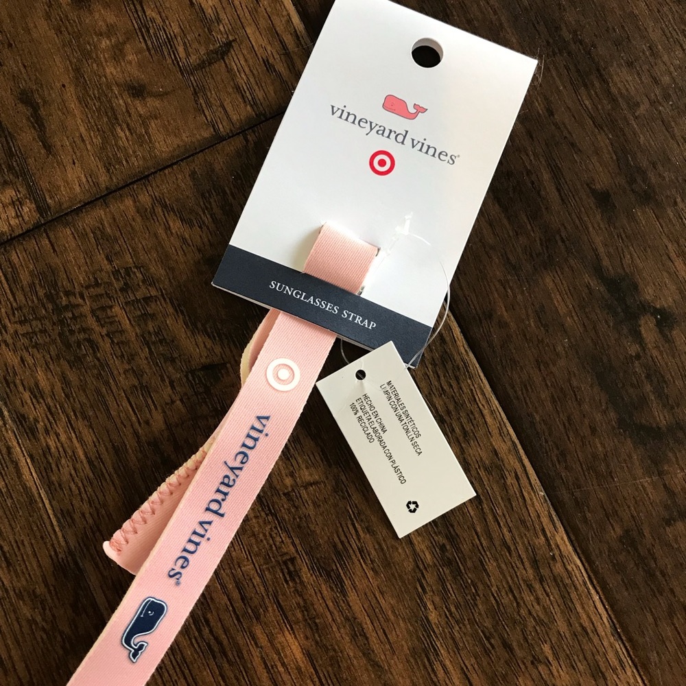 Vineyard Vines pink crookies sunglasses strap